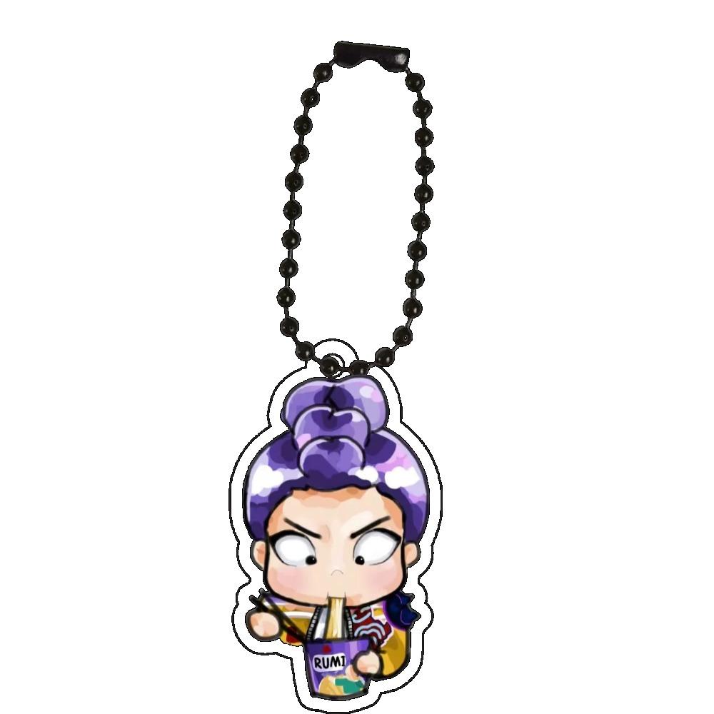 Kpop Dämonenjäger Anime Zoe Rumi Mira Saja Jungs Superstar Acryl Schlüsselanhänger Unters Huntr/x Baby Selbst Schlüsselanhänger Huntr-X Tasche Anhänger