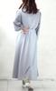 Gold Japan Plus Size Long Sweater Shirt with Ribbon and Perfect for Fall and Size Blue Women's Dress, Sleeve, Flare, Spring, Fem-437, 3L,