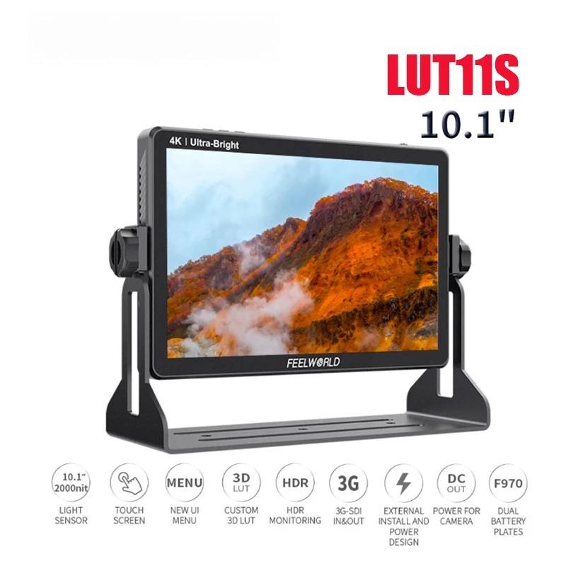 

For Champ De Caméra Avec F970 Externe, Écran Tactile IPS Ultra Lumineux, LUT11S, 10.1 Pouces, 2000nit, 3DL