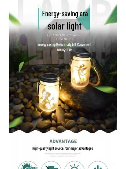 Waterproof Solar Fairy Bottle String Lights for Garden and Balcony Decoration