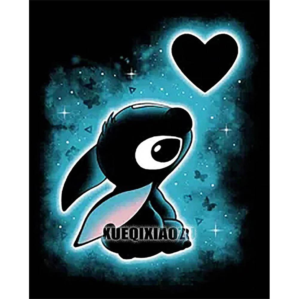 Stitch Diamond Painting Disney Prinzessin 5D DIY Vollrund_Quadrat Mosaik Stickerei Kinderzimmer Dekoration Handgemachtes Geschenk