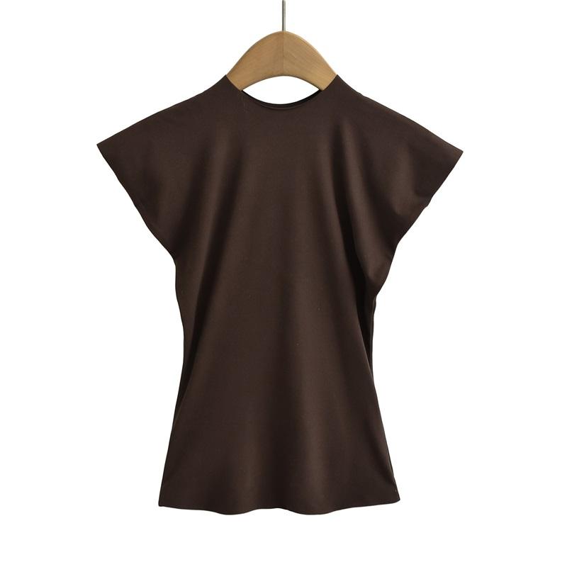 Womens Spring Summer Casual Loose Cotton Striped T Shirt Top with Side Slits Long Sleeve Versatile and Breathable Blouse for Daily Wear