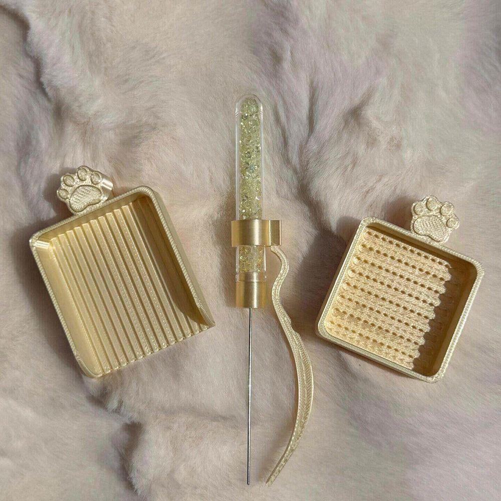 3PCS Cat's Paw Fuse Bead Pen Set DIY Collage Bead Tool New Bead Pick Pen