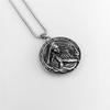 Hot Selling European and American Metal Holy Sister Maria Prayer Pendant Stainless Steel Necklace