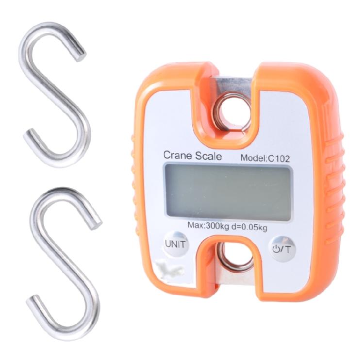 660Lb 300Kg Digital Scale Electronic Balance Kitchen Luggage Hanging Scale Weight Suitcases Travel Scale