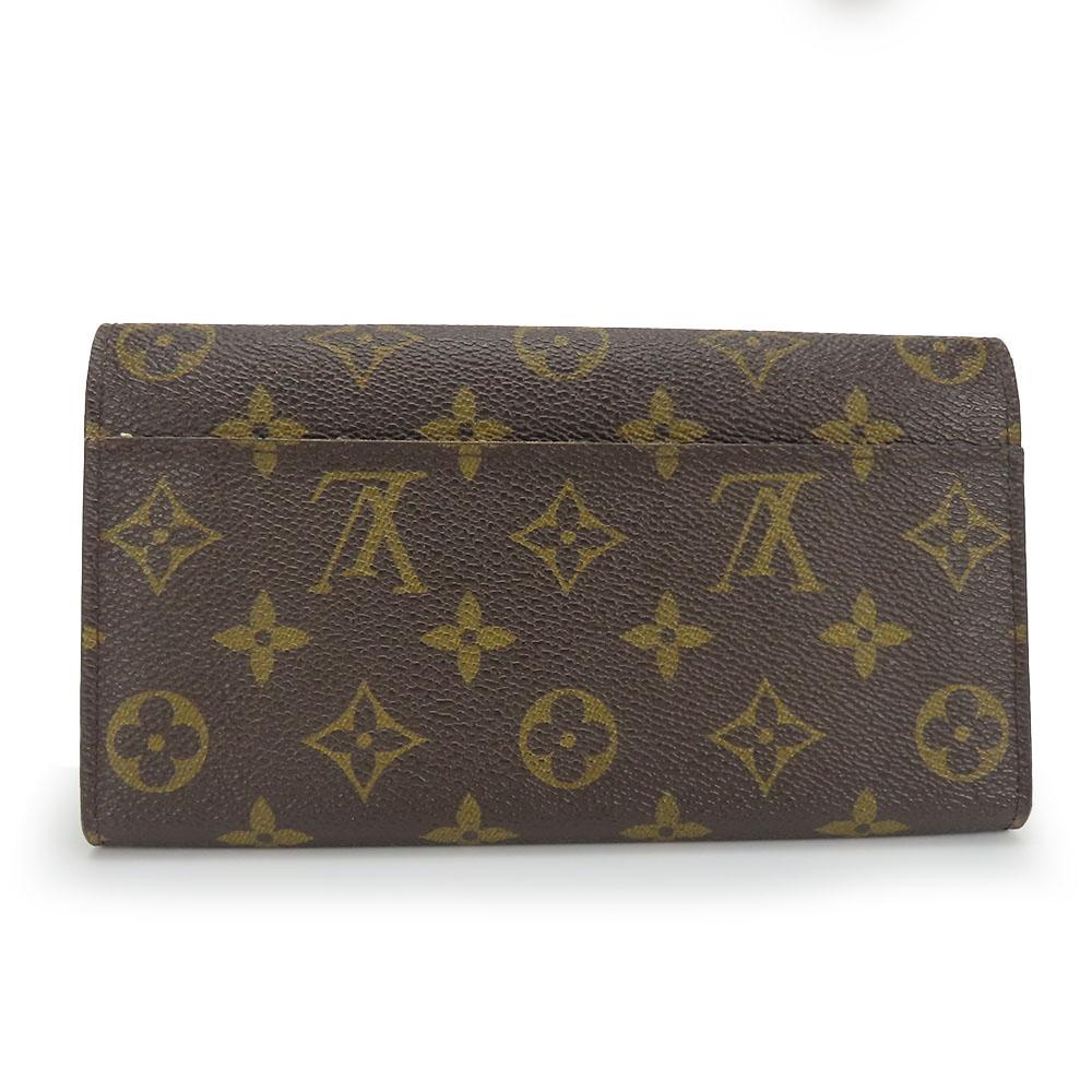 Used LOUIS VUITTON Purse Portefeuille Sara M60531 Monogram Brown Bifold Wallet