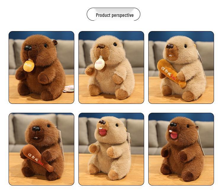 Nezha Groundhog Plush Toy: Children's Pillow and Soothing Doll Birthday Gift