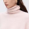 LANZHI Elegant Turtleneck Wool Blend Sweater