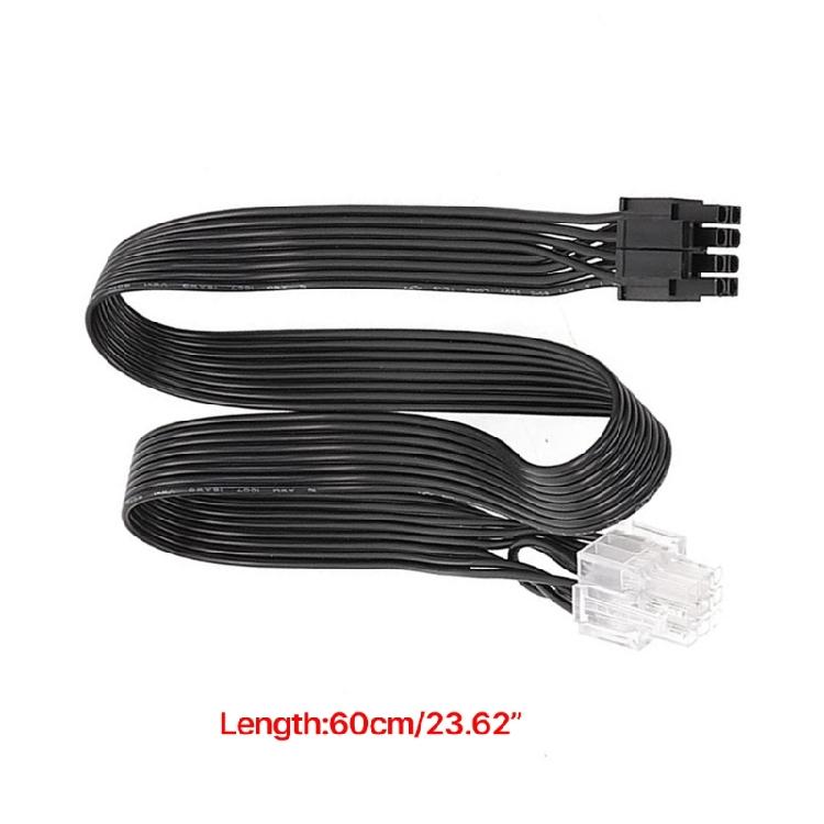 Modulares CPU-Stromkabel für Mainboard CPU 8-Pin auf 8-Pin 4+4-Pin Netzteil Betrieben vom CPU-Prozessor-Modul-Stromanschluss