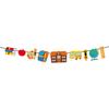 Back To School Theme Party Decorations Bunting and Pull String Streamer Set (    )
