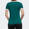 Adidas Moisture Wicking Round Neck Short Sleeve T-Shirt Women Tops Green GP5903