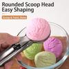 Stainless Steel Dual-Purpose Ice Cream Scoops & Ice Spoon, Spoon For Ice Cream, Fruit & Dessert Ball Scoop, Ice Cream Tools Bjl0