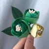2mm 390 Root Matte Heart Flower Simulation, Eco-Friendly Rose Lily Stamen