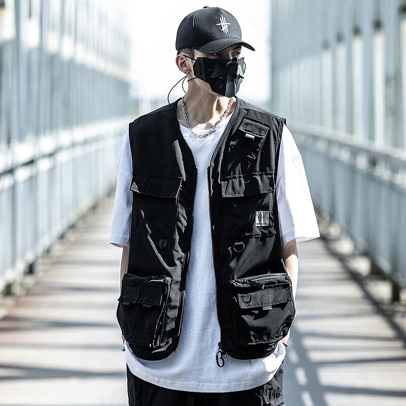 Gilet da Lavoro Leggero Multi-tasche da Uomo AOGZ