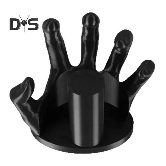 Hand-Shaped Toilet Paper Holder Bathroom Decorative Sculpture Wall Mounted Bathroom Kitchen Tissue Storage Stand