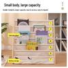 Solid Wood Kids' Multi-layer Bookshelf & Organizer