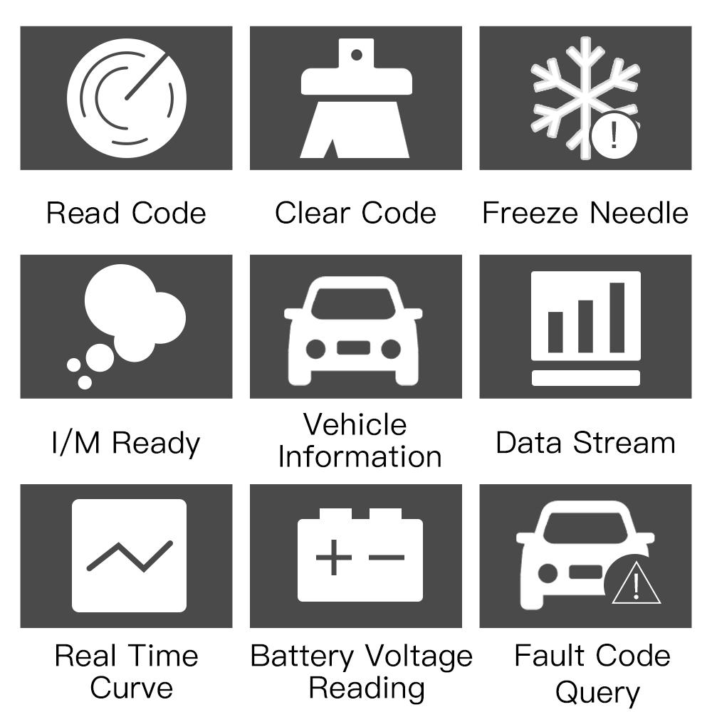 OBD2-Autoscanner, Diagnose-Scan-Tool, professioneller Fehlercodeleser für Mechanikerfahrzeuge, automatisches Lesen von Fehlercodes, Motoranalysator