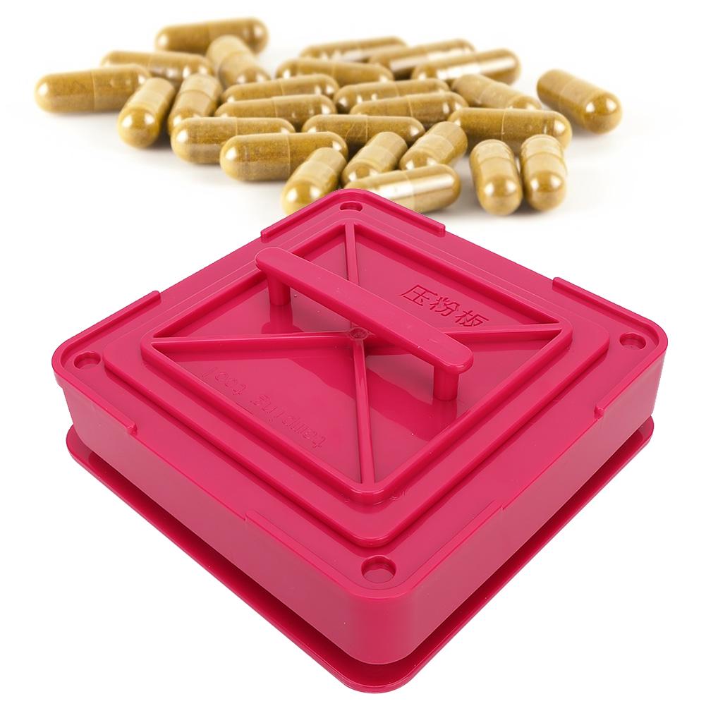 100 Holes Capsule Filler Plate Manual Capsule Powder Filling Machine Board Tool for Size 0#
