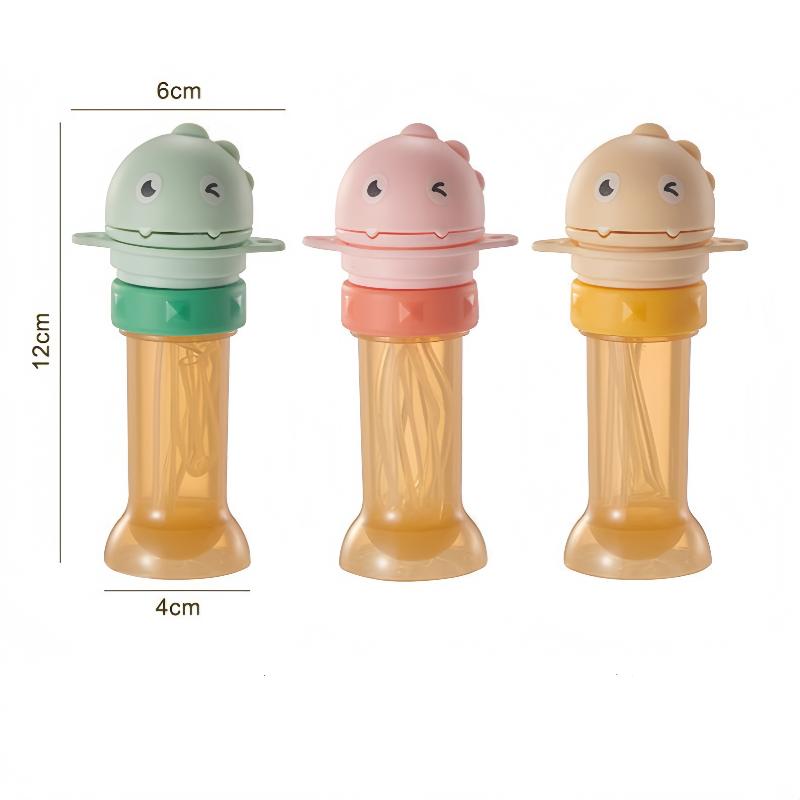 2 ks Víčko na láhev s minerálkou se slámkou a konvertorem pro domácnost Dětská slámka s víčkem ve tvaru dinosaura Anti-Choking Baby Straw