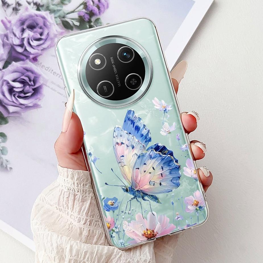 For Honor Magic7 Lite Case BRP-NX1 Coloful Painted Cover Clear Silicone Case For Honor X9C Smart Magic 7 Lite HonorX9C Soft Bags