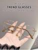 Automatic Po-sensitive Anti-blue Light Small Round Frame Nearsighted Glasses 7759