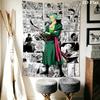 Roronoa Zoro Wall Tapestry Aesthetic Wall Hanging Printed Fabric Blanket Decorative Tapestries For Bedroom Living Room Home Decor