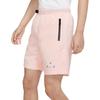 Jordan Mens Logo Print Mid-Rise Casual Shorts Pink DQ7876-610