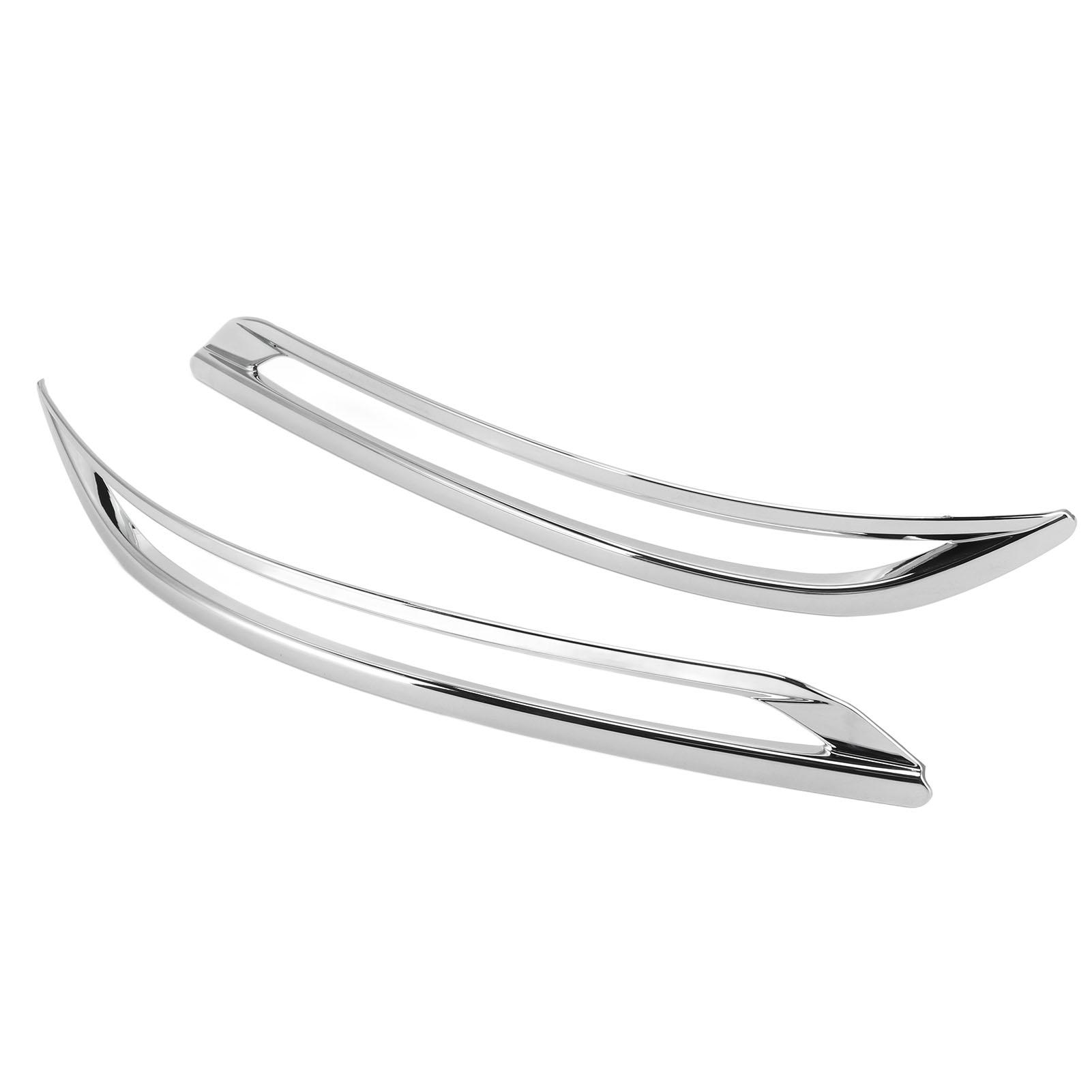 

2PCS Rear Fog Light Trim Decoration Cover Glossy Silver Anti Fading Replacement for XC60 2018‑2020