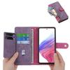 Reißverschluss-Geldbörse Lederhülle Für Samsung Galaxy S23 S25 Ultra S24 FE S21 A16 A26 A36 A56 A55 A15 A35 Kartenfach Buchtasche RFID-Abdeckung