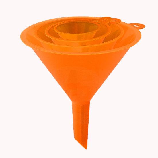 4 sztuk/zestaw plastikowe lejki wlać paliwo olejowe benzyna Hopper kuchnia narzędzie do tankowania samochodu