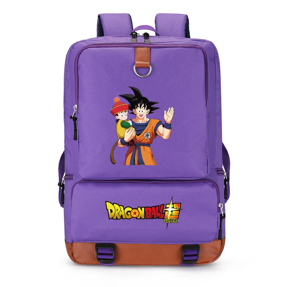 Cartoon Animation Dragon Ball Schoolbag Backpack Student Schoolbag Men'S And Women'S Travel Bag Computer Bag