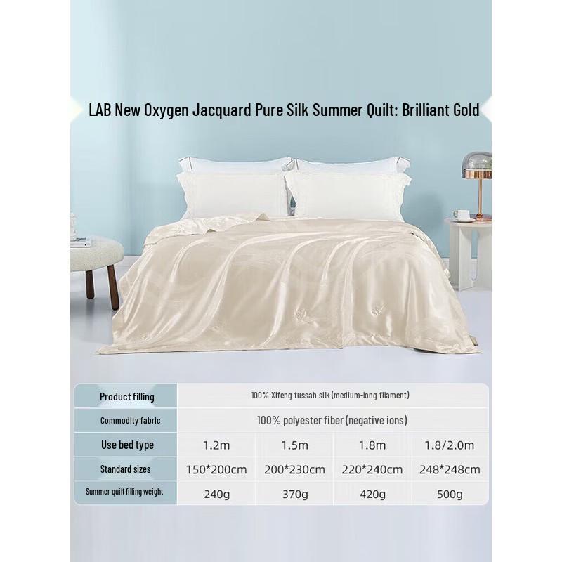 Mengjie Jacquard Summer Silk Quilt