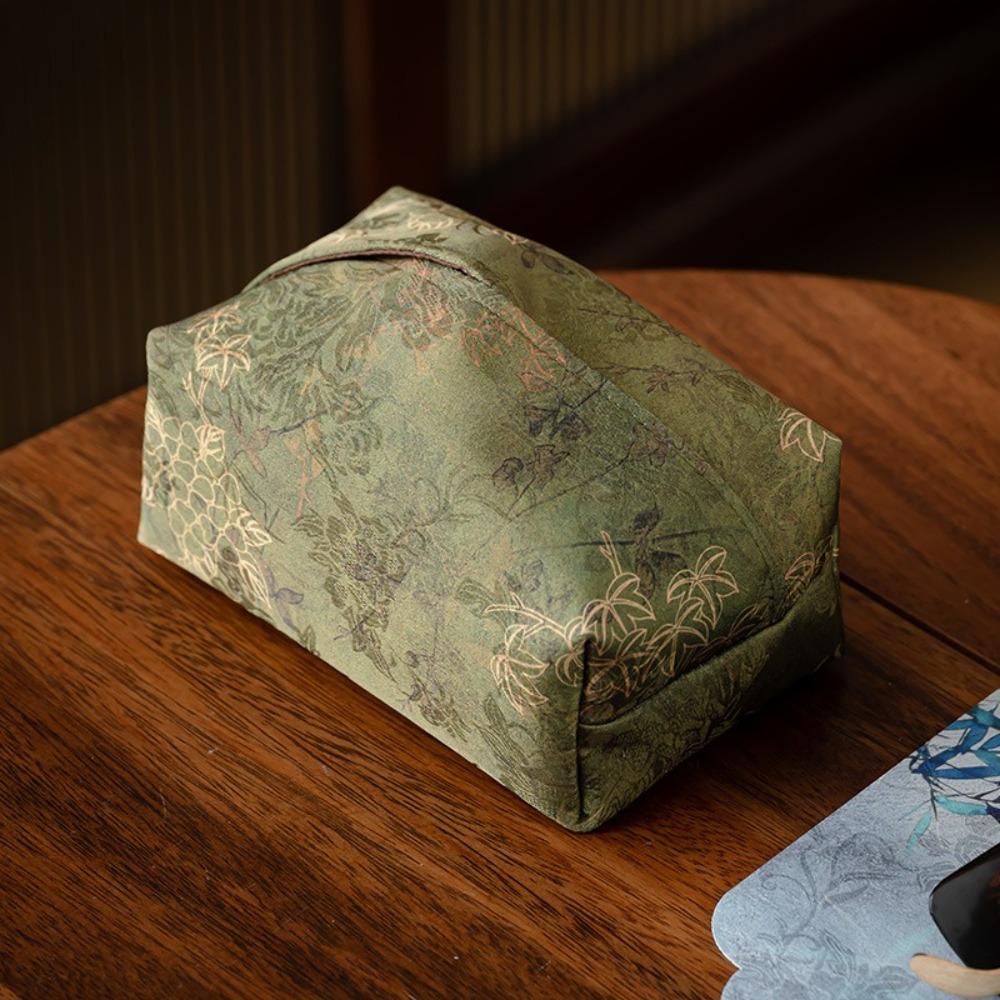 Retro Style Tissue Box Exquisite Napkin Case Desktop Decorate Napkin Paper Holder  Office