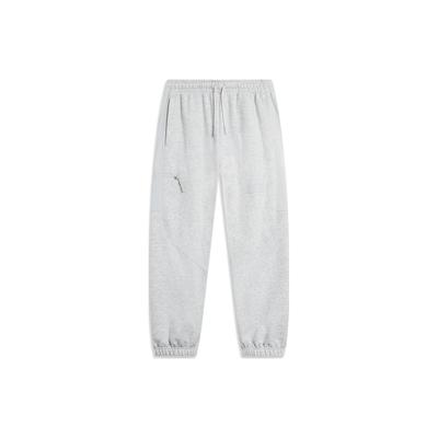 Li Ning Knitted Sweatpants Men's Heather Gray Stone Gray AKLT941-2