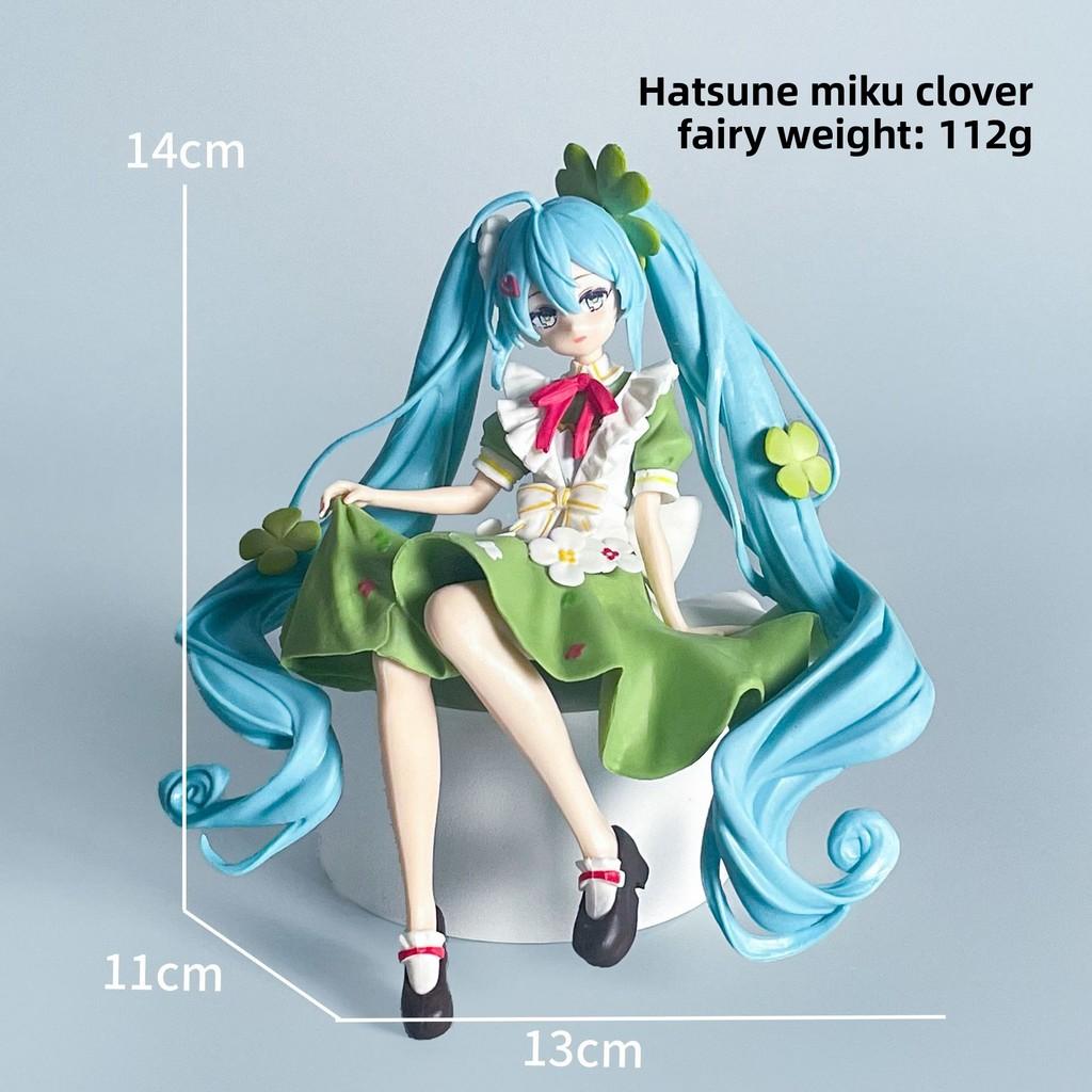 Hatsune Miku Candy And Clover Style Model Ornament For Home Office Or Gift Collectible
