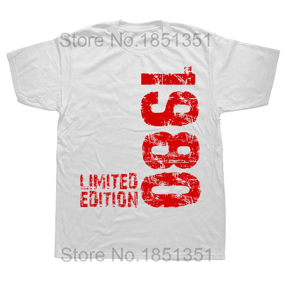 Funny 1980 Present Husband and Wife T Shirts Cotton Streetwear Short Sleeve Birthday Gifts Summer Style Tshirt Mens Clothing