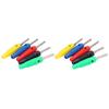 2 Set U23 4mm Single Needle Banana Plug Red Yellow Blue Green Black for Electric Power Test Parts