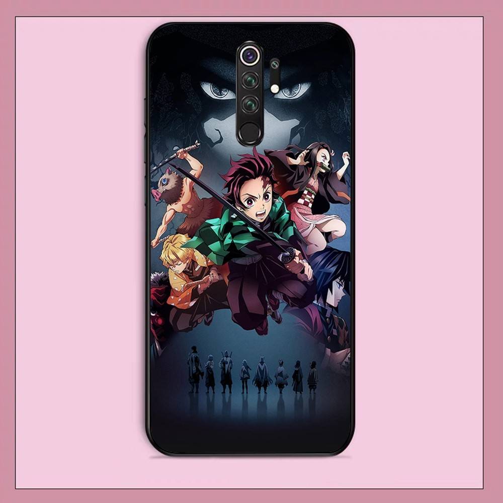 Lovely Demon Slayer Phone Case For Redmi Note 4 X 5 A 6 7 8 T 9 9S 10 11 11S 11Epro Poco M3 Pro