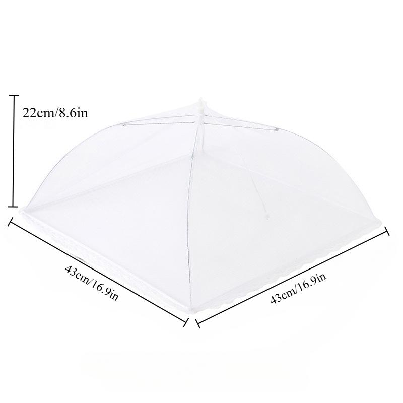 

1 шт. Сетка для накрывания еды, складная, моющаяся, защита от мух, накидка на стол, защита от насекомых, защитные крышки для блюд, аксессуары для хранения на кухне дома