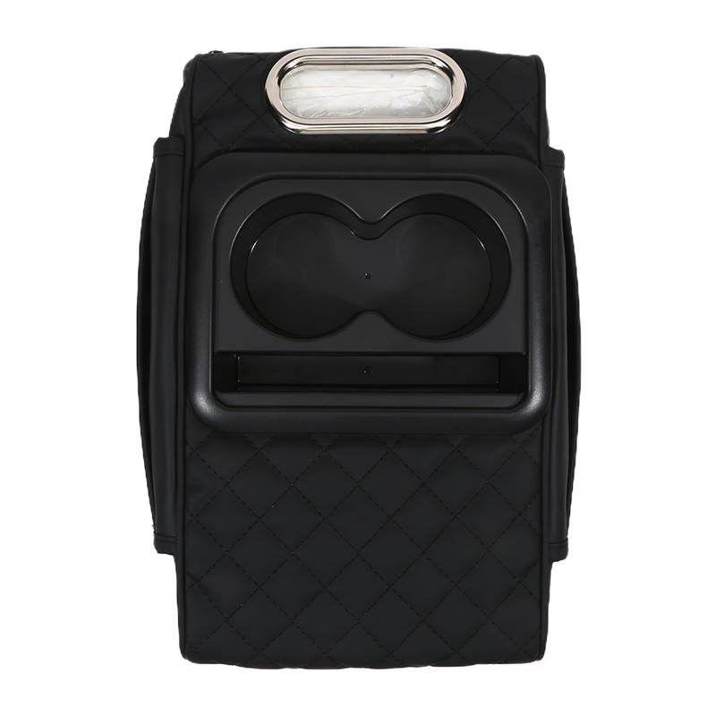 1 Pc Car Armrest Cushion With Cup Holder Car Armrest Elbow Height Pad Side Extension Cushion For Car SUVs Trucks