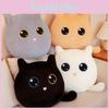 Almofada de Pelúcia de Gato de Desenho Animado Adorável Brinquedo de Pelúcia de Gato Preto e Branco Fofo Para Sofá
