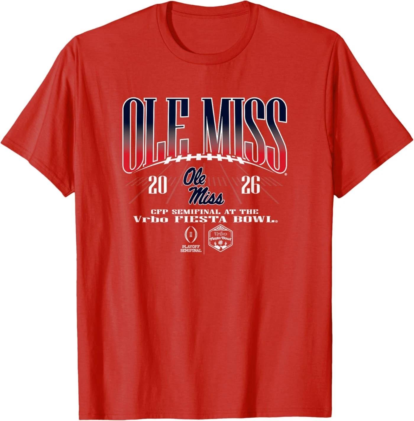 Футболка Mississippi Ole Miss Rebels Fiesta Bowl CFP Полуфинал 2026 M