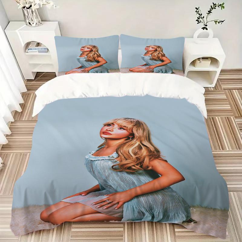 3Pcs Blonde Blue Dress Bedding Sets For All Sizes New 3D Printed Bed Cover Comforter Duvet Cover Pillowcase Bedroom Decoration