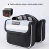 Large Capacity Bicycle Saddle Bag Waterproof Mountain Bike Crossbar Bag  Cycling Accessories