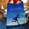 Anime B-BNA Throw Flannel Cozy Print Blanket, Portable, Durable Machine Washable Cute Cool