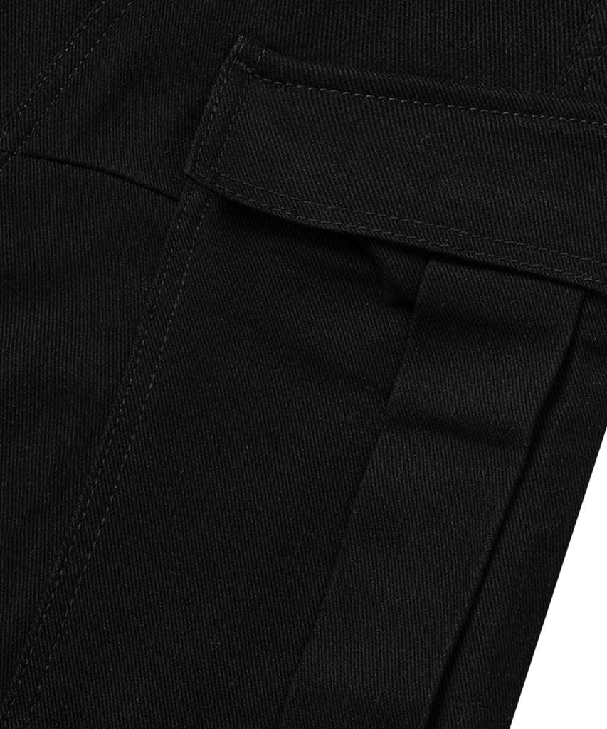 LERENNE Curved Cargo Pants - Black