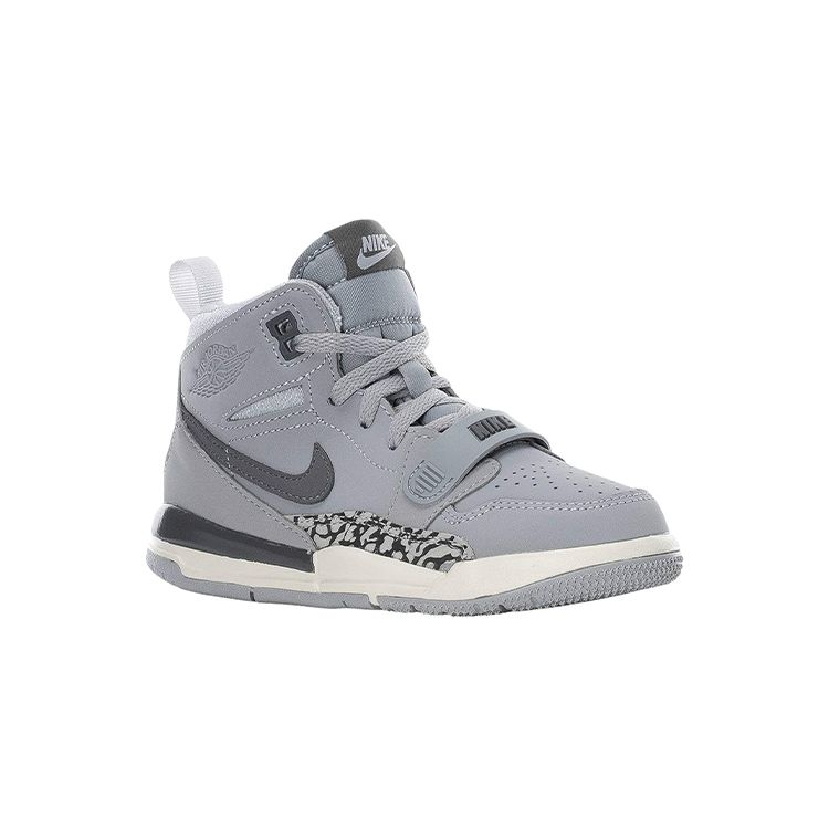 Jordan Legacy 312 Comfortable Lightweight High-Top Kids Basketball Shoes Kids Sneakers Gray AT4047-002