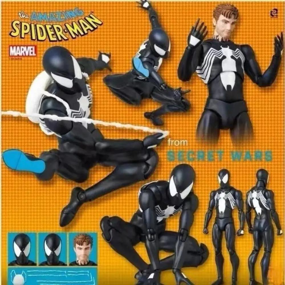 Stokta Ct Toys Örümcek Adam Figürü Mafex 147 Simbiyotik Siyah Takım Venom İnanılmaz Örümcek Adam Anime Aksiyon Figürü Hediyeler Oyuncaklar