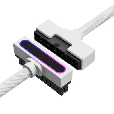 90 Degree Angled 24PIN PC Motherboard Power Extension Cable Mainboard Module Cable Power Supply For PC Motherboard
