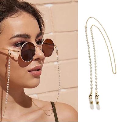 Glasses Chains With Beads Thin Adjustable Eyewear Straps For Sunglasses Mask Holder Women Men Stylish Accessory